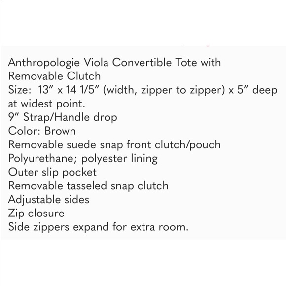 Olive Green Anthropologie Viola Tote - Picture 11 of 12